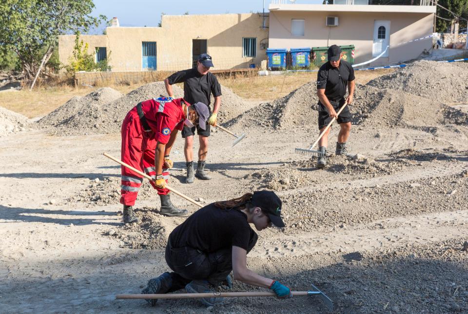  An excavation searching for Ben's body found 93 objects of interest but no sign of the toddler