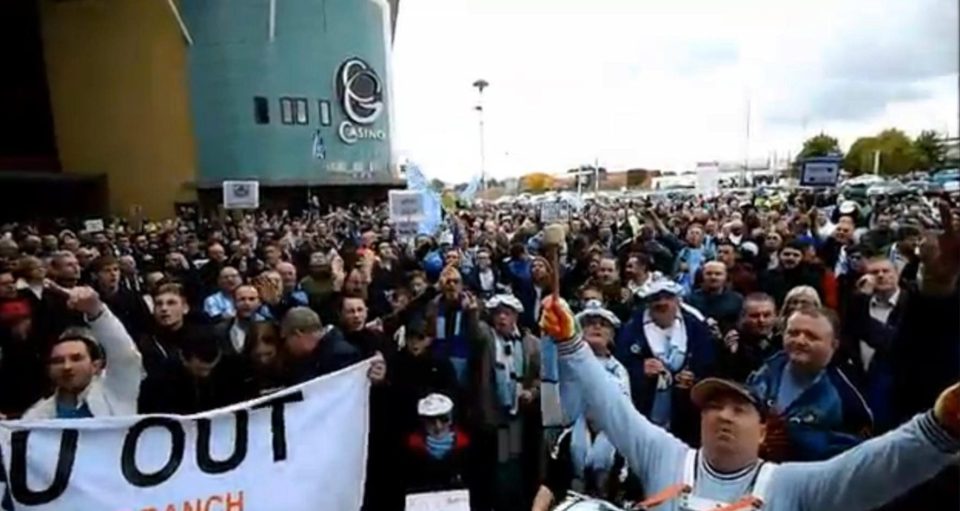 Coventry fans are witnessing their club struggle under unpopular owners Sisu