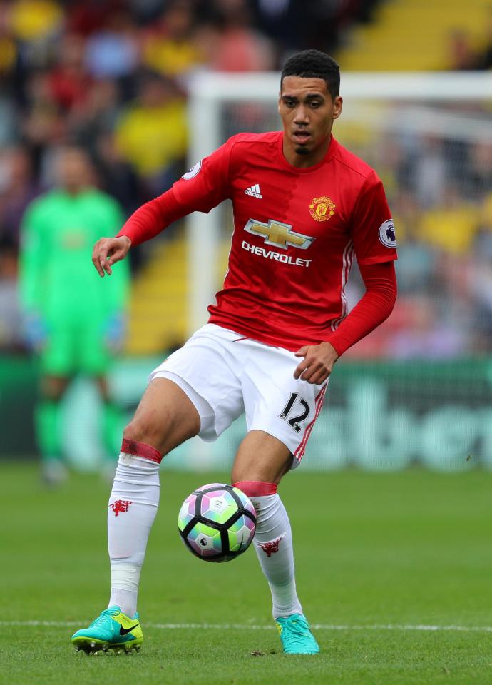  Chris Smalling has previously been called out by the Man Utd boss