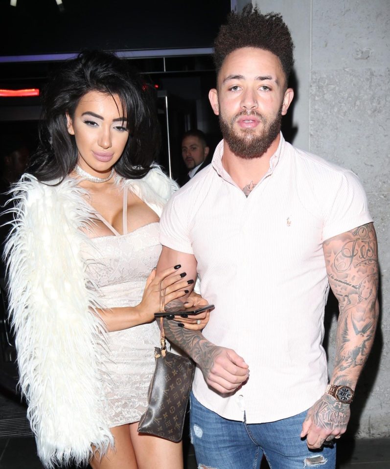  Chloe Khan with ex Ashley in December