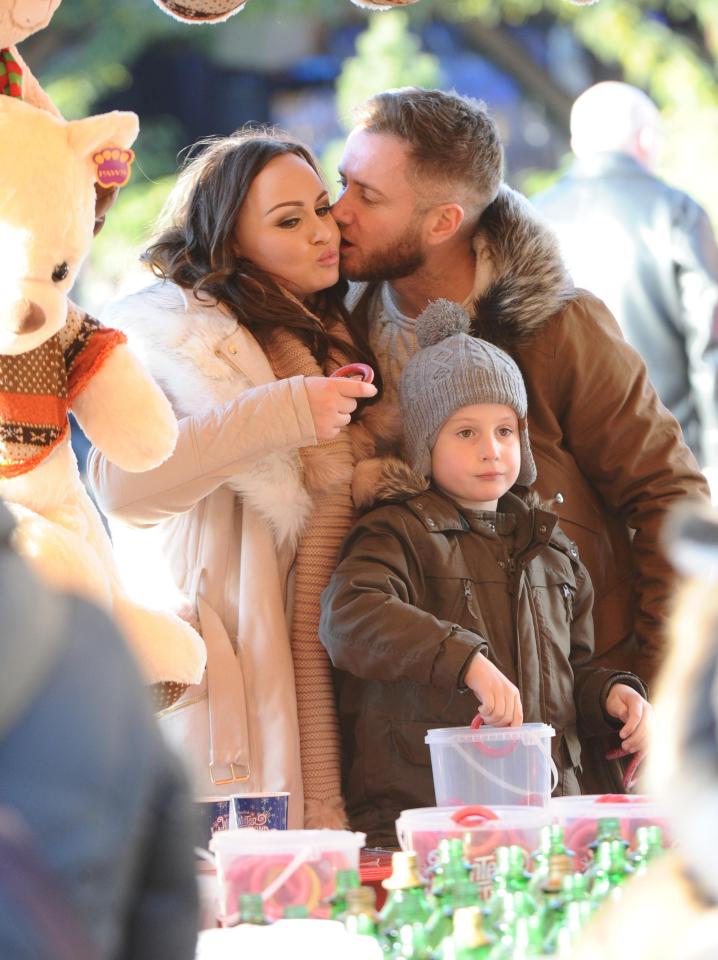  Chanelle, pictured with son Blakely and partner Ryan, feared she was infertile after her yo-yo dieting took its toll on her health