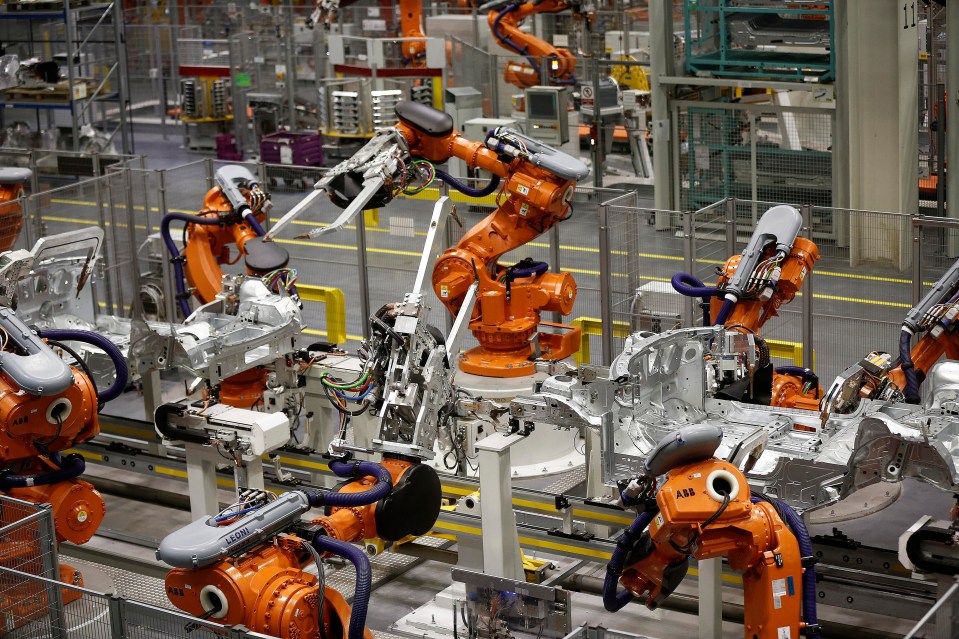 Factory jobs are at risk of robots taking over