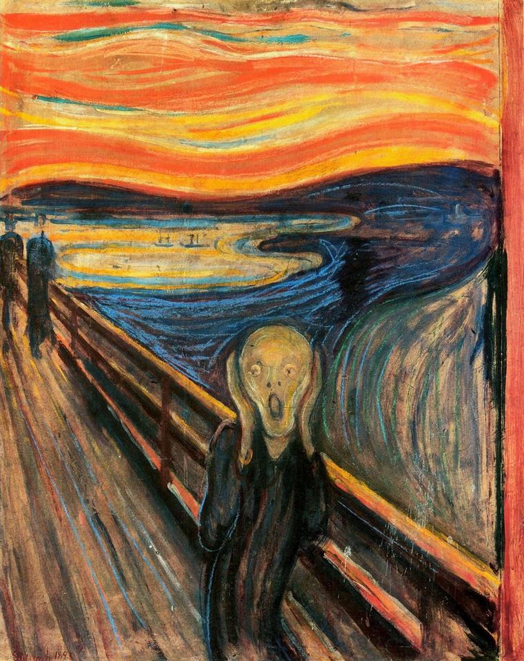 The Scream by Edvard Munch