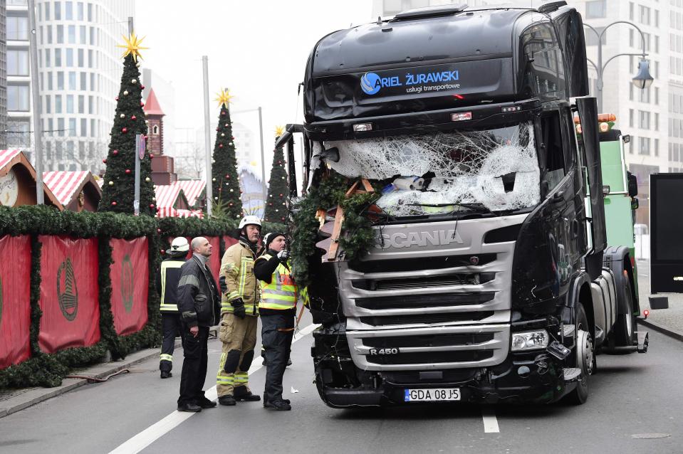  Dozens of market-goers were also injured by the lorry used by the terrorist