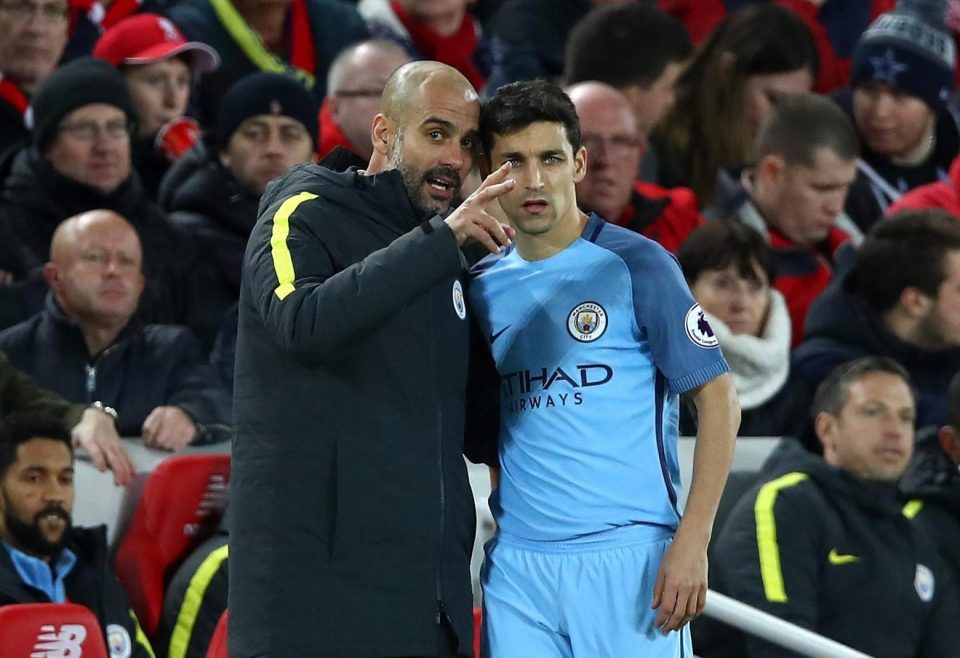  Jesus Navas has been a bit-part player at Manchester City under Pep Guardiola