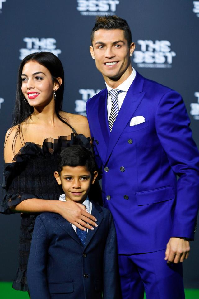  Rodriguez has already struck up a close bond with Ronaldo's young son