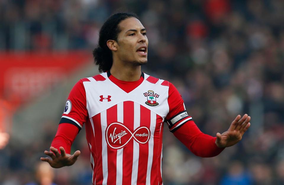  Virgil van Dijk is has been watched by Manchester City and Chelsea