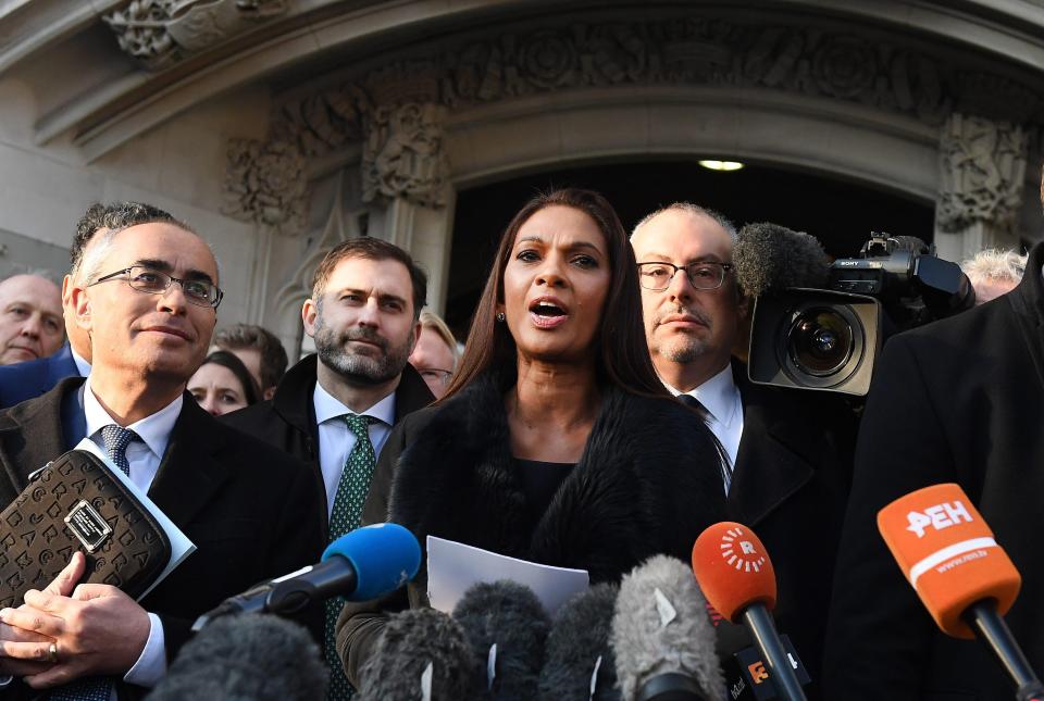  Gina Miller, who forced the Government to vote on triggering Article 50, hinted at further legal challenges