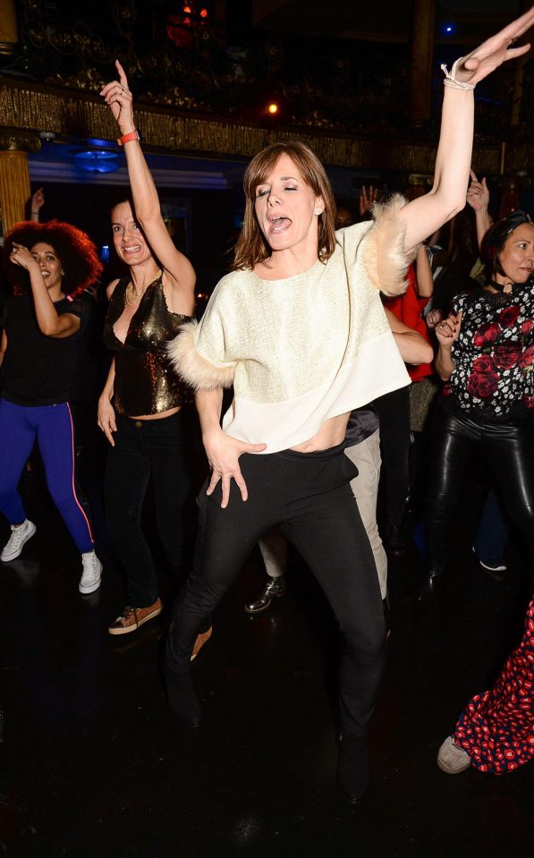  Dancing queen . . . Darcey Bussell shows off some of her moves on the dance floor ahead of new show