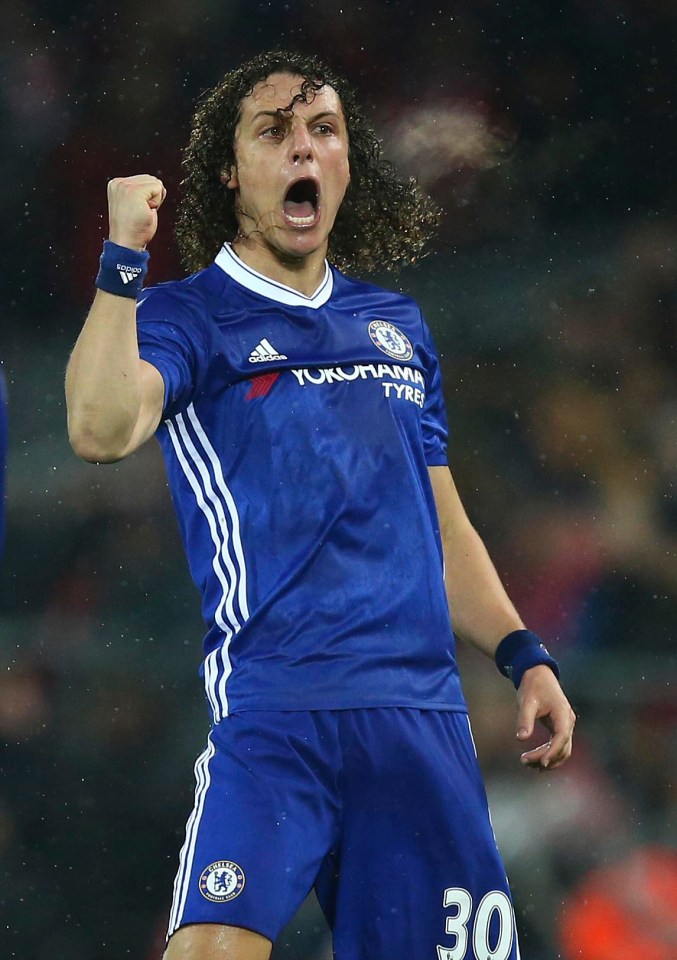 David Luiz put Chelsea in lead at Anfield before Liverpool equalised