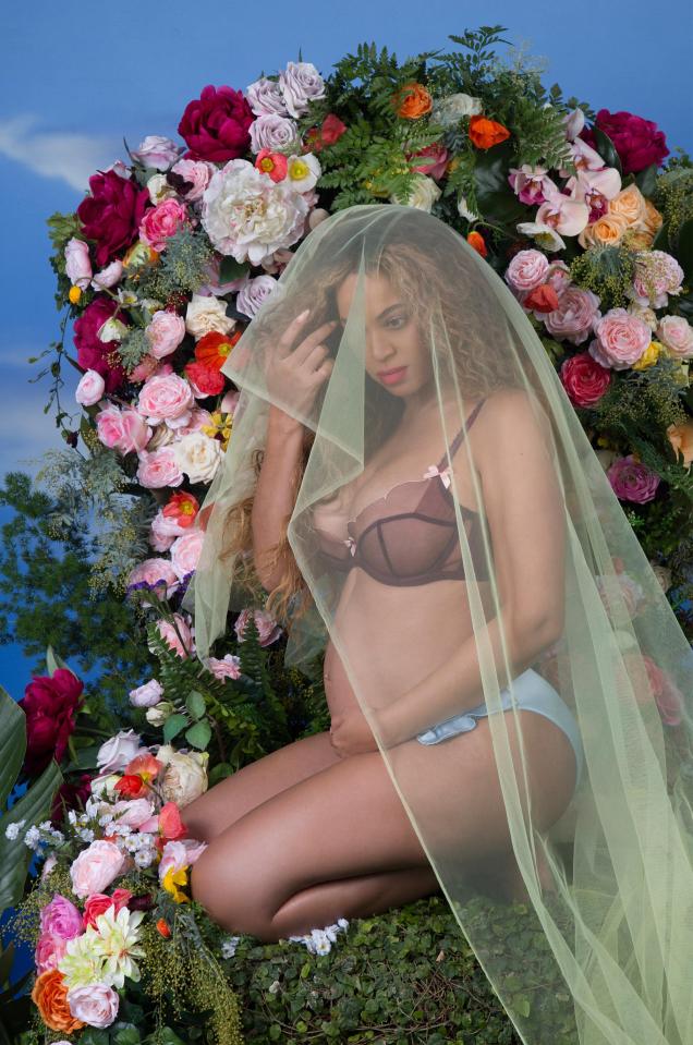  Beyonce announced her double pregnancy joy with a picture of her bump on Instagram