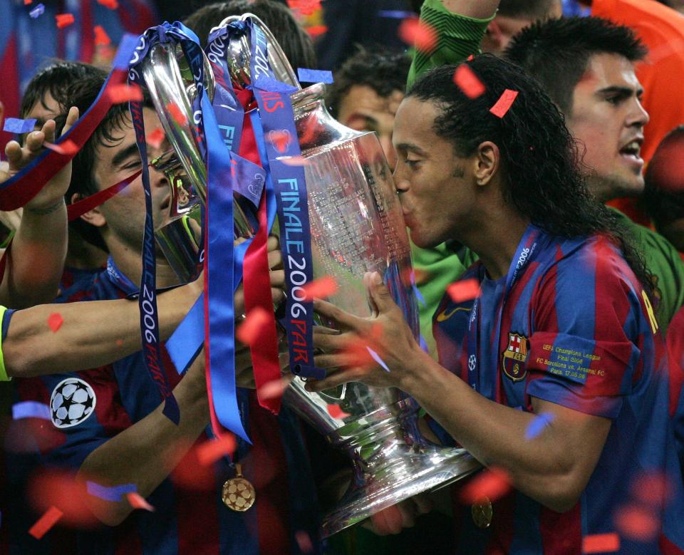  Ronaldinho turns 36 today - his spell at Barcelona was one of the most memorable of the modern era