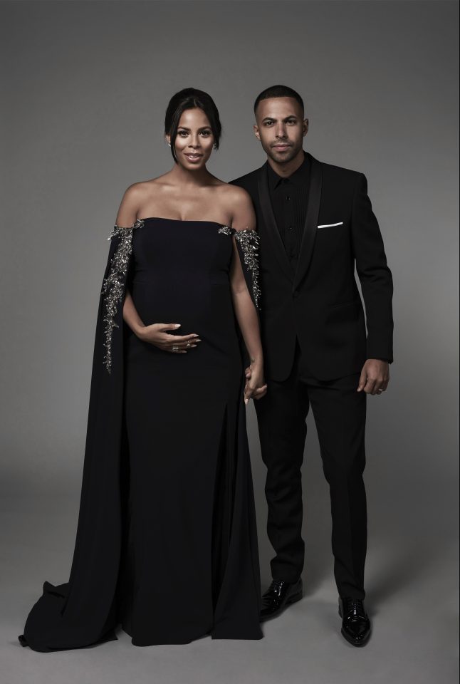  Rochelle and Marvin look incredible at the National Television Awards