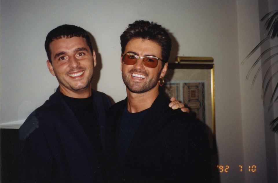 George Michael and cousin Andros