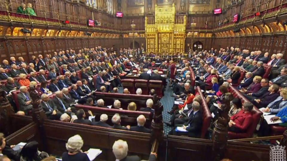  The House of Lords is discussing a number of changes to the Bill today