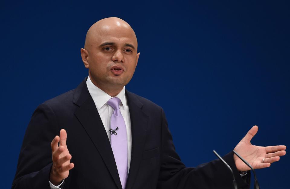  Communities Secretary Sajid Javid has been slammed for backing big business on rates