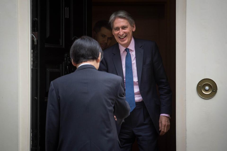  Mr Hammond has criticised those who want him to use better economic figures to announce further spending