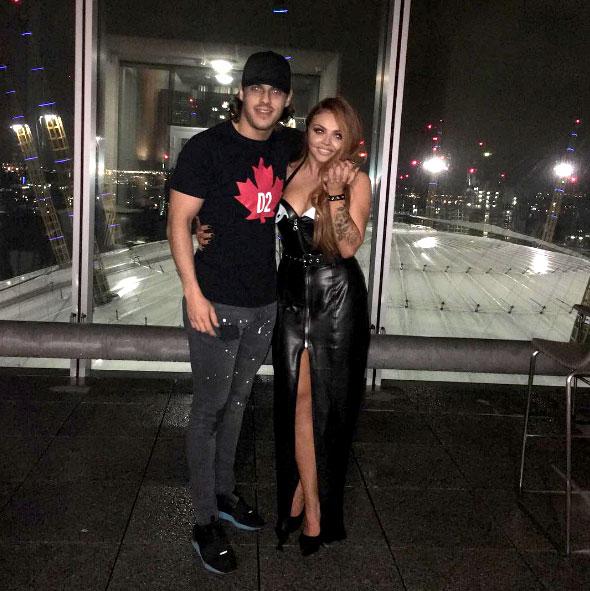  Little Mix star Jesy Nelson and Towie's Chris previously sparked rumours they were dating with this snap