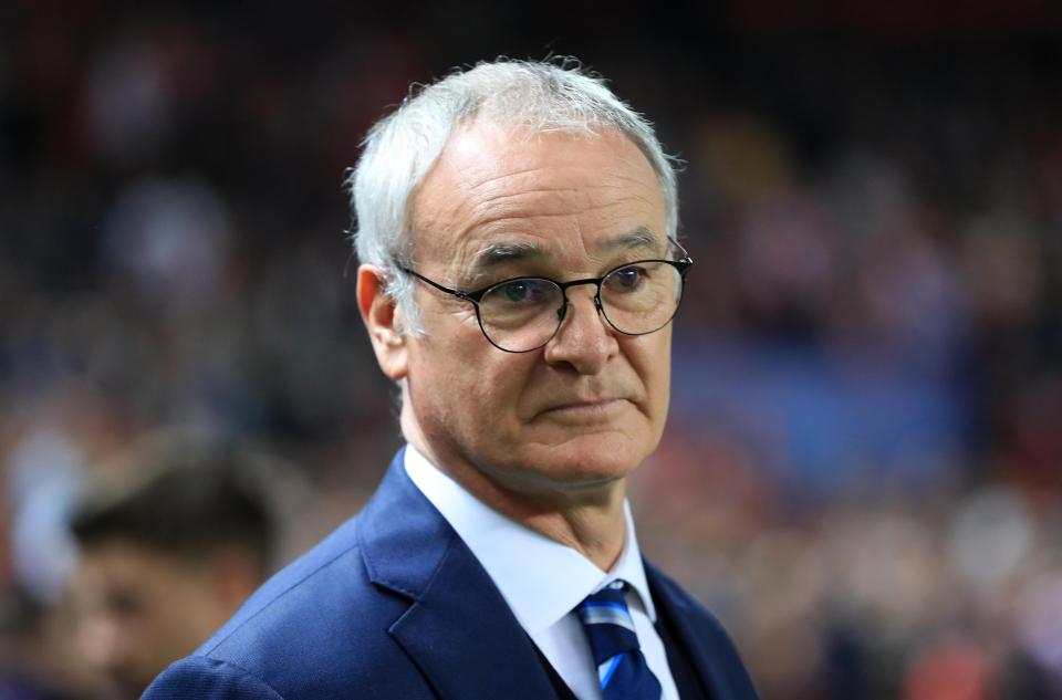  Claudio Ranieri was sacked by Leicester last month following a relegation scare in the Premier League