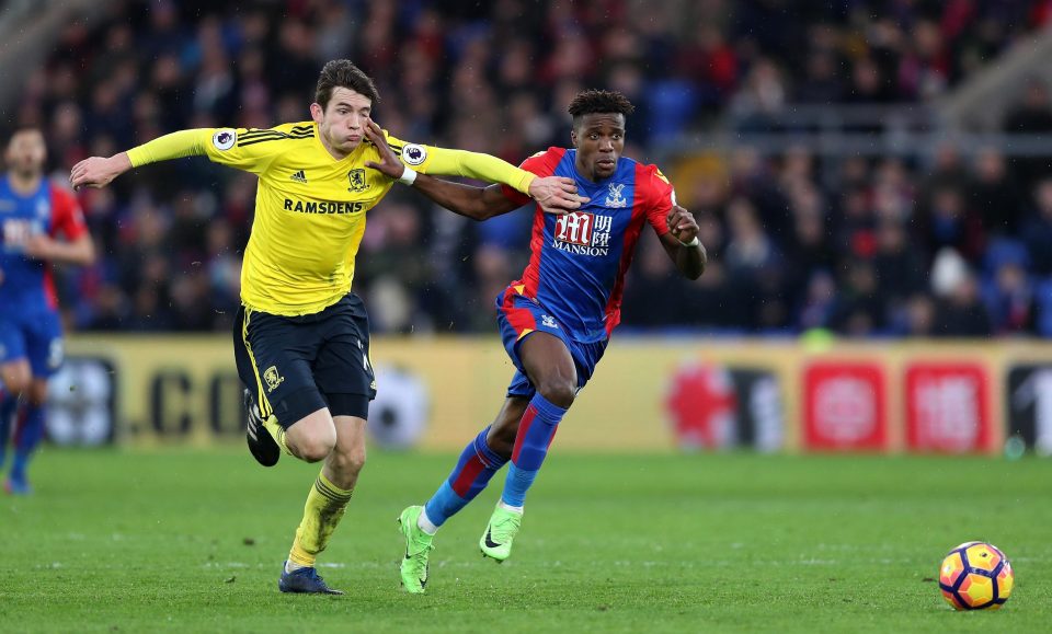  Wilfried Zaha has become a key player for Sam Allardyce this season