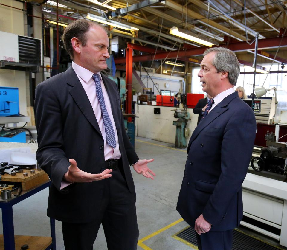  He has also been in a very public spat with Ukip's only MP Douglas Carswell