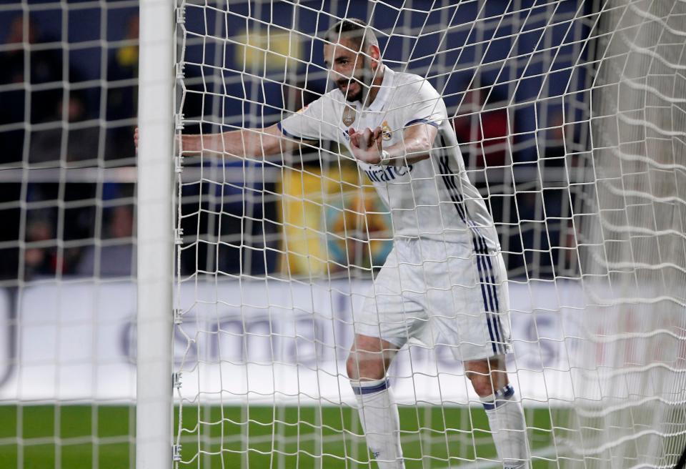  Karim Benzema has scored just one goal in 12 matches in all competitions