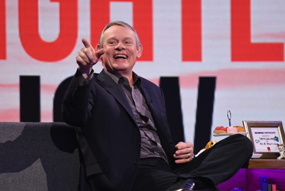  Guests on this week’s show have included actor Martin Clunes