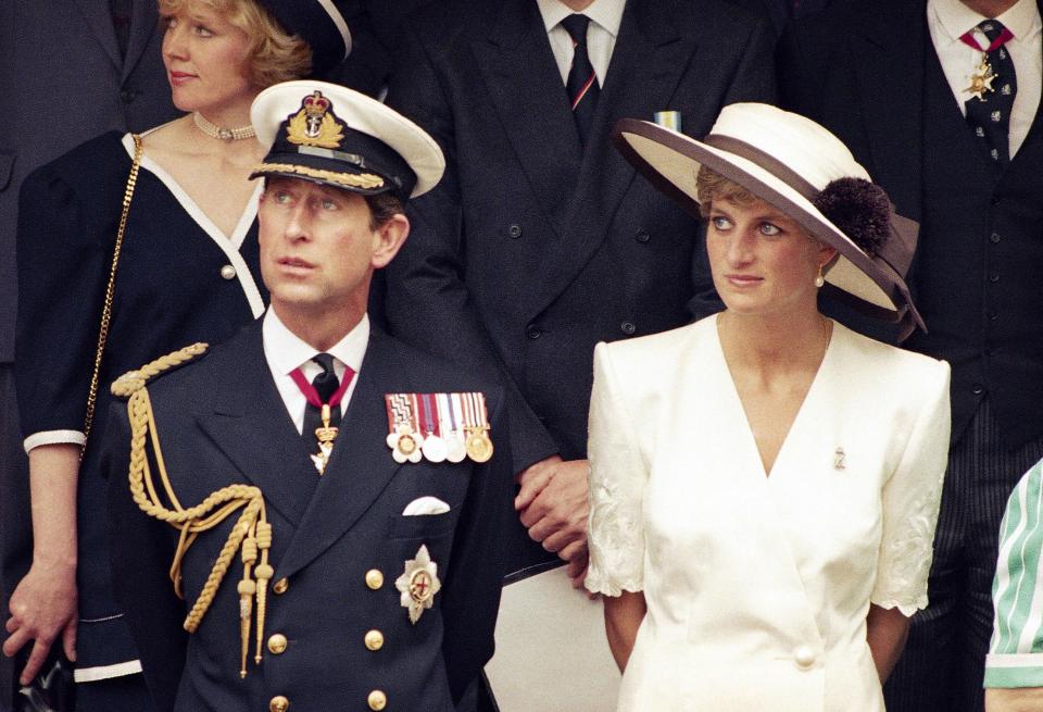  Prince Charles and Princess Diana pictured together in 1991