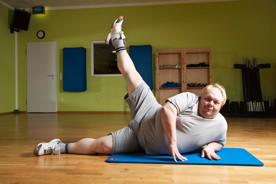  Midlife boost . . . exercise lowers heart risk, even for overweight people