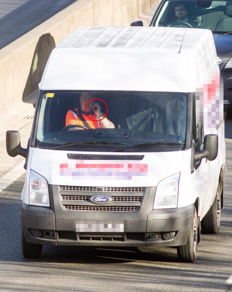  Drivers on the Edinburgh City Bypass using their mobile phones which will now see motorists get six points on your licence and a £200 fine