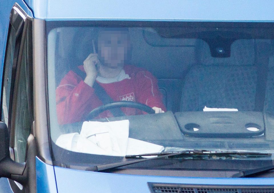  Another driver was pictured on the Edinburgh City Bypass using his mobile phone