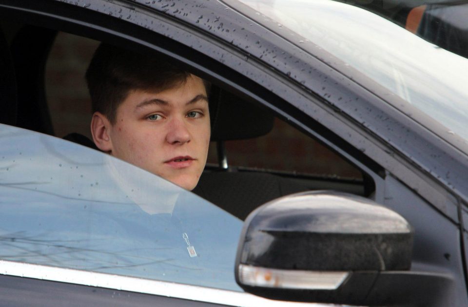  The teenager, who would not give reporters his name, said his parents would "kill him" after he lost his licence for using his phone at the wheel