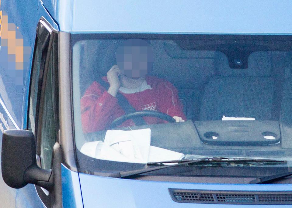  Another driver in Edinburgh is caught using his mobile phone as he drivers on the city bypass