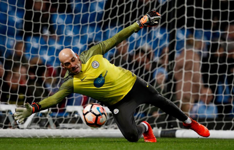  Willy Caballero is one of 3 City keepers who must wonder where their future lies