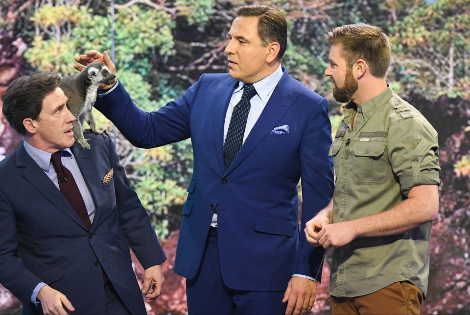  Tonight's episode featured comedian Rob Brydon and adventurer Forrest Galante