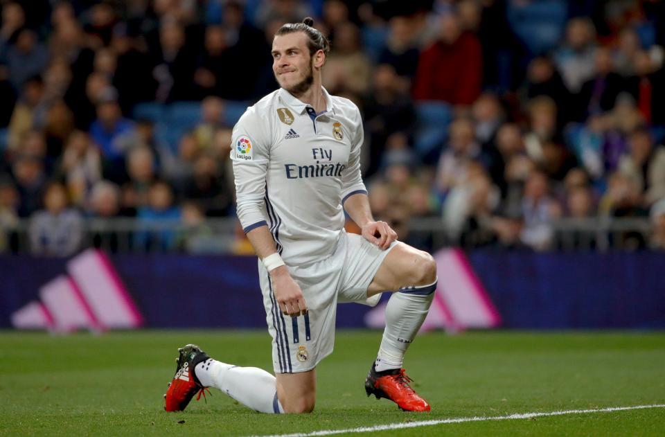  Bale was sent off for Real Madrid