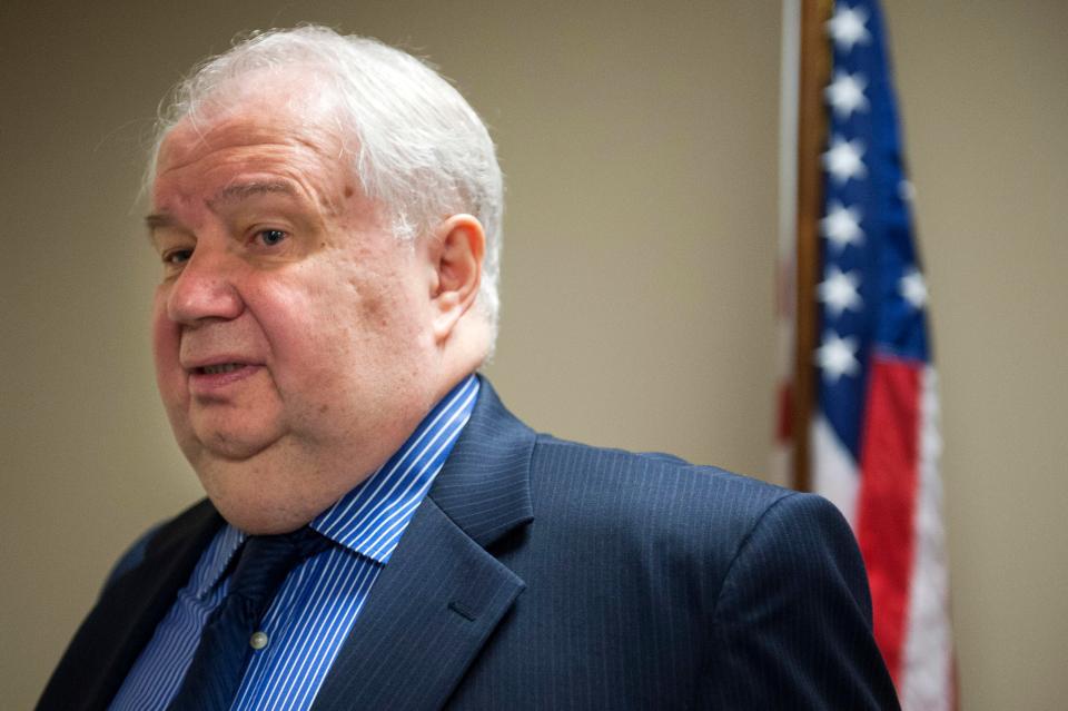  Flynn made misleading statements about talks he had with Russian ambassador Sergey Kislyak, pictured