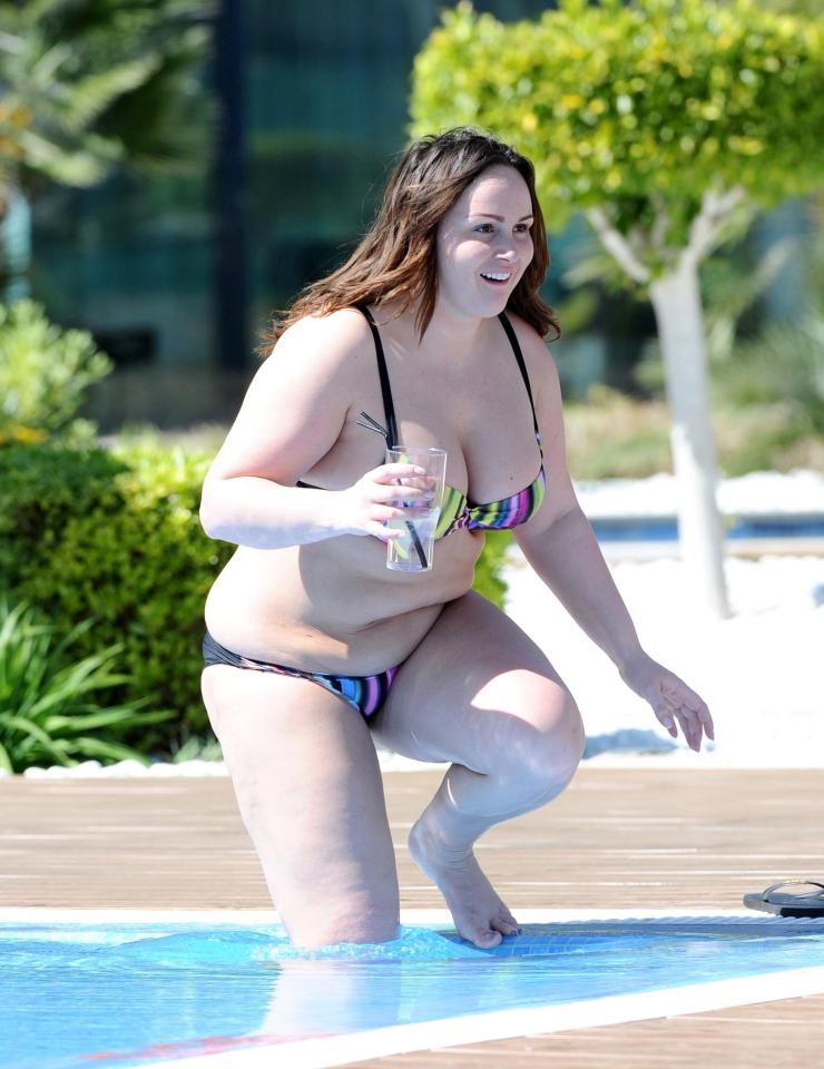  Chanelle Hayes is currently catching some winter sun in Alicante