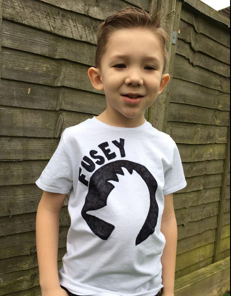  Ted, 5, is dressed as Joey Essex