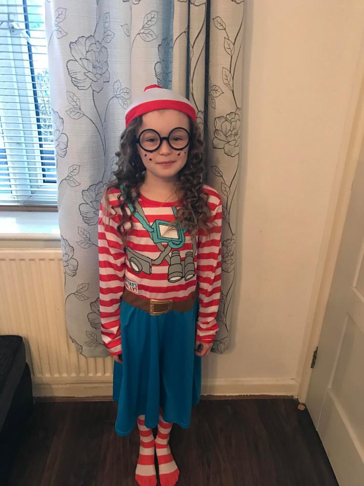  Millie Hamilton, 9, from Manchester as Where's Wally