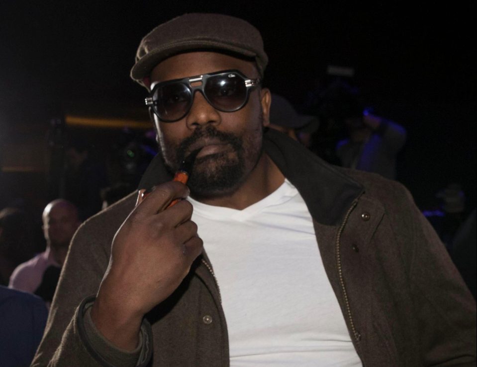  Dereck Chisora attended the weigh-in for the Haye vs Bellew fight on Friday