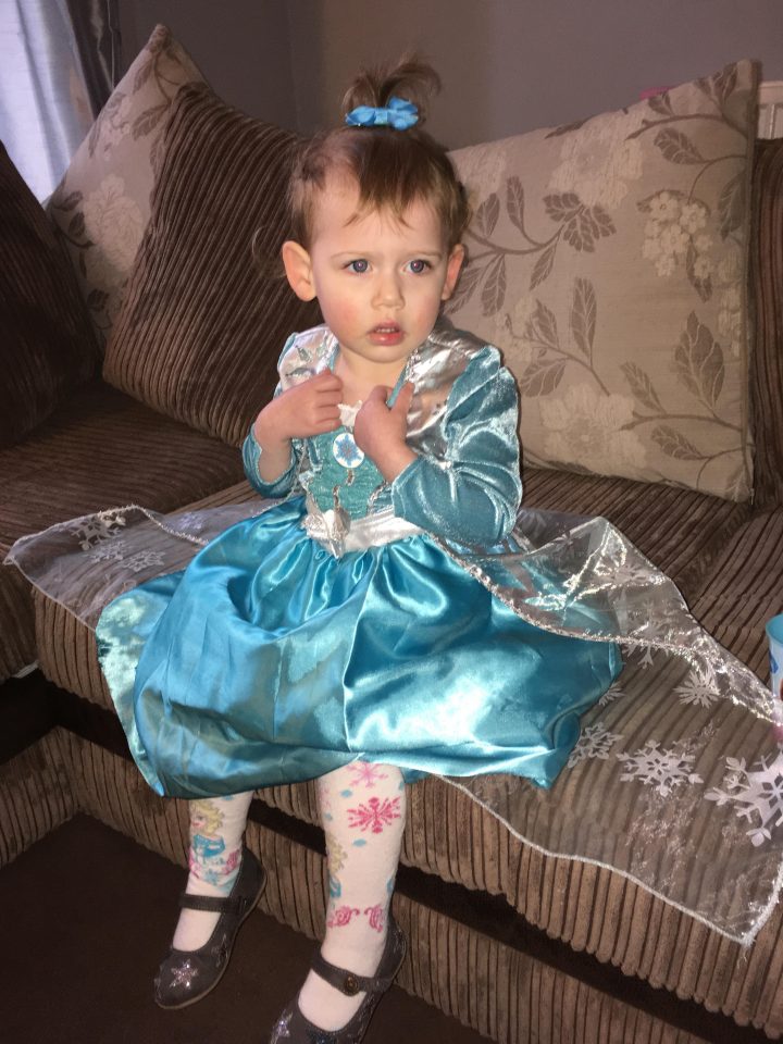  Millie May Brooke. 2 years 7 months. from Scarborough, dressed as Elsa from Frozen