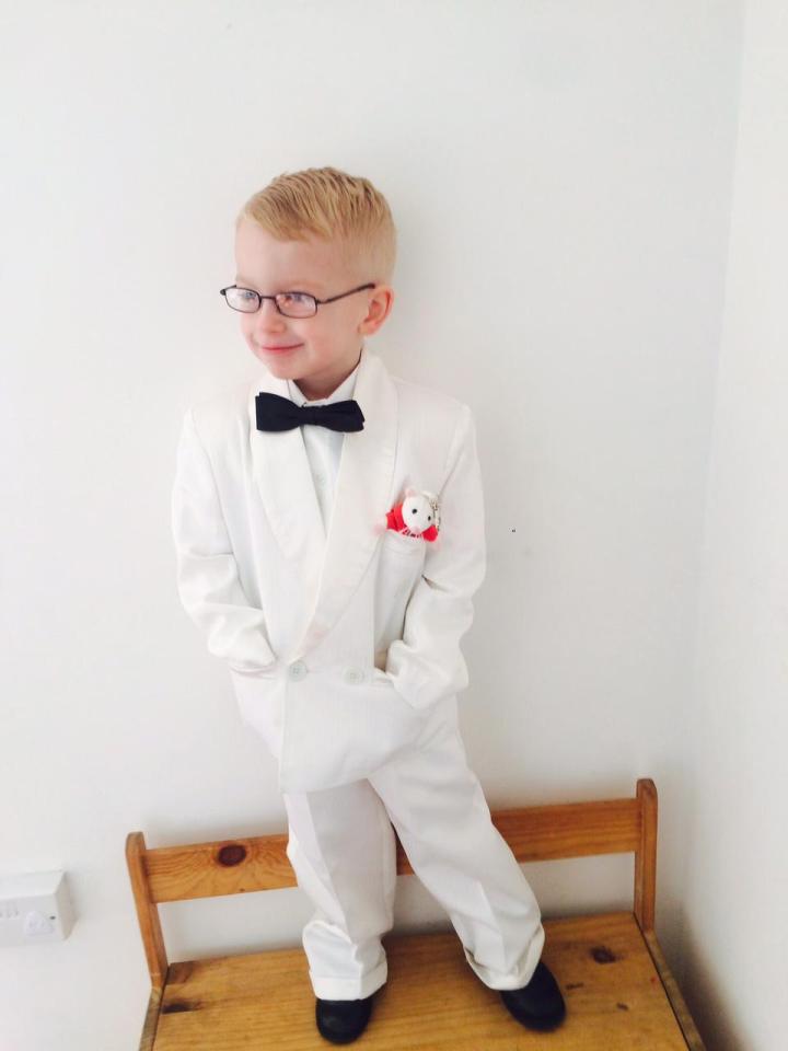  Tommy Impey, 3, from Watford is dressed as George little