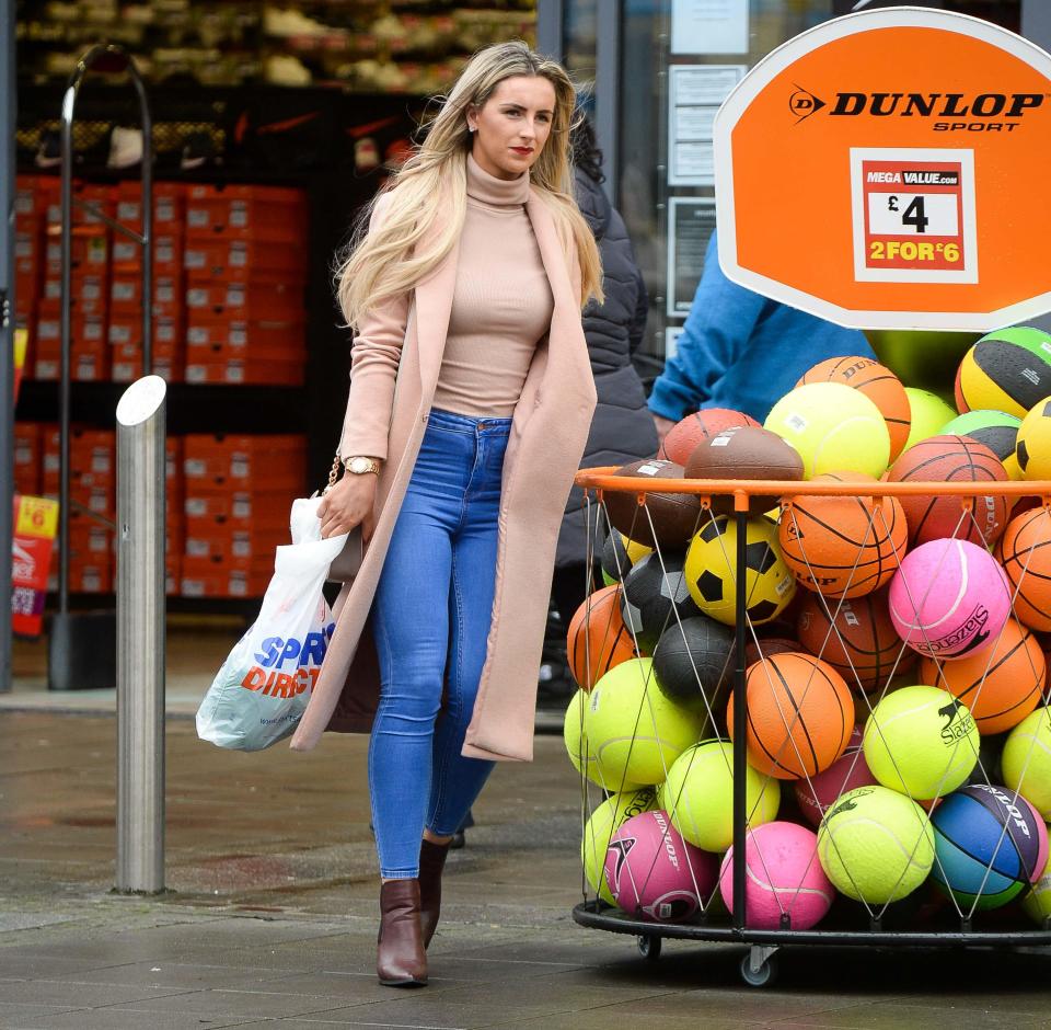  Peru Two drugs mule Michaella McCollum stocks up at Sports Direct after returning from her holiday in Majorca