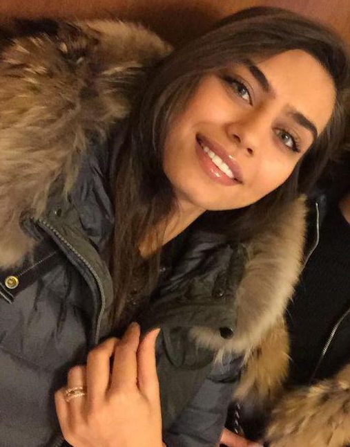  Amine Gulse has a ring on her engagement finger, prompting suggestions that she and Mesut Ozil are to be married