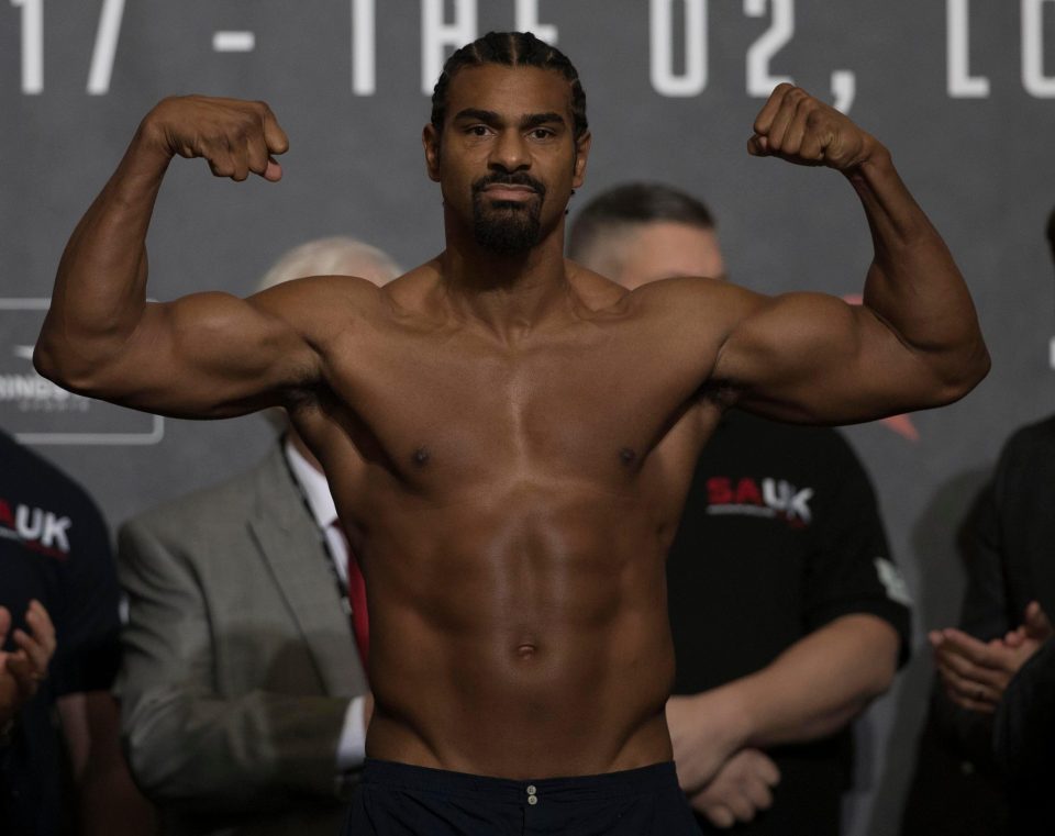  David Haye weighed in almost one stone heavier than Bellew a day before the big fight - but it was mostly muscle