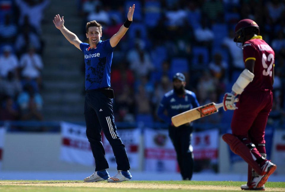  All-rounder Chris Woakes picked up four wickets