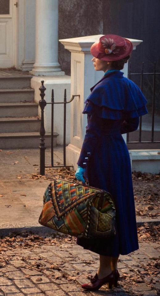  Earlier this week fans were treated to a first look of Emily Blunt as the famous nanny