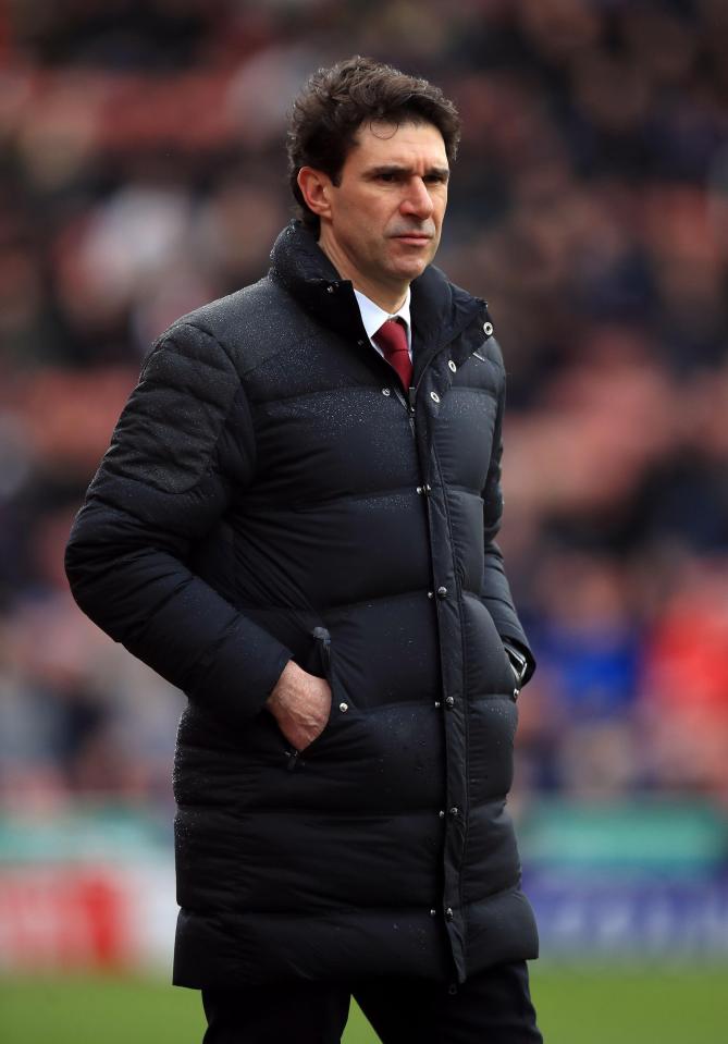  Aitor Karanka had been in charge of Boro for three-and-a-half years and led them to promotion last season