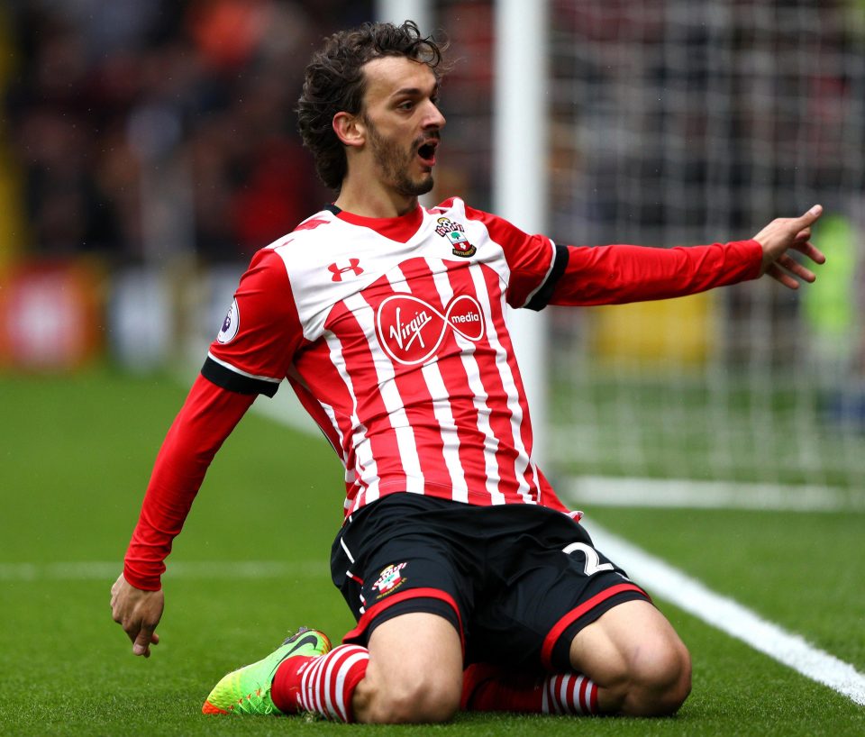  Manolo Gabbiadini has been in fine form since his Southampton switch